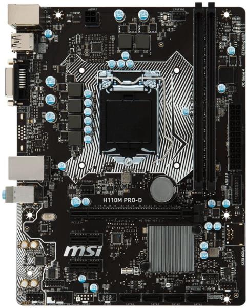 Msi h110m pro разгон