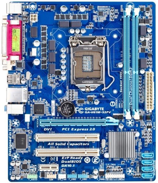 Gigabyte ga h61m s2pv прошивка bios