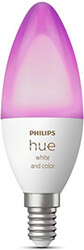 philips hue led candle e14 bt 53w 470lm white color ambiance photo