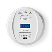 nedis dtctco40wt carbon monoxide alarm battery powered battery life up to 5 year 85 db white photo