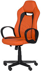 carmen 7525 r gaming chair orange black photo