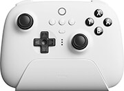 8bitdo ultimate wireless gaming pad white for switch pc android with charging dock photo