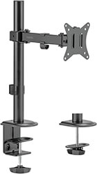 logilink bp0171 monitor mount 17 32 steel arm length 376mm black photo