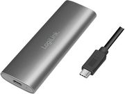 logilink ua0389 external ssd enclosure m2 nvme pcie silver photo