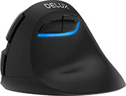 delux m618mini db wireless vertical mouse black photo