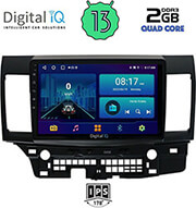 digital iq bxb 1434 gps 10 multimedia tablet oem mitsubishi lancer mod 2008gt photo