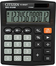 citizen calculator office sdc 812nr 12 digit 127x105mm black photo