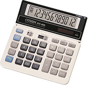 citizen calculator office sdc 868l 12 digit 154x152mm black white photo