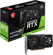 vga msi geforce rtx 3050 ventus 2x 6g oc nvidia 6 gb gddr6 retail photo