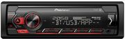 pioneer mvh s320bt usb bluetooth aux in 1din spotify pioneer smart sync app android red photo