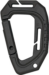 krikos carabiner albainox synthetikos black photo