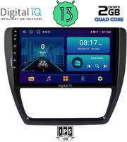 digital iq bxb 1741 gps 10inc multimedia tablet for vw jetta mod 2010 2016 photo