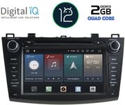 digital iq x302 gps 8 dvd multimedia for mazda 3 mod 2009 2014 photo