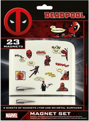 pyramid marvel deadpool magnet set photo