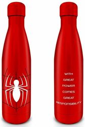 pyramid marvel spider man torso metal drinks bottle 550ml photo