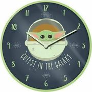 pyramid star wars the mandalorian cutest in the galaxy wall clock photo