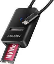 axagon adm2 cm usb c 32 gen2 1x nvme sata sdd adapter photo