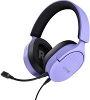 trust gxt489p fayzo headset purple photo