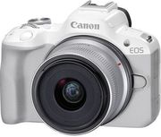 canon eos r50 18 45mm is stm white photo