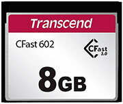 transcend ts8gcfx602 cfx602 8gb cfast 20 compact flash mlc nand photo