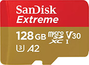 sandisk sdsqxaa 128g gn6ma extreme 128gb micro sdxc uhs i v30 u3 a2 class 10 sd adapter photo