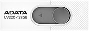 adata auv220 32g rwhgy uv220 32gb usb 20 flash drive white grey photo