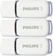 philips snow edition 32gb usb 20 flash drive shadow grey 3 pack fm32fd70e 00 photo