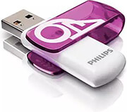 philips vivid edition 64gb usb 20 flash drive magic purple fm64fd05b 00 photo