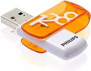 philips vivid edition 128gb usb 20 flash drive sunrise orange fm12fd05b 00 photo