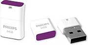 philips pico edition 64gb usb 20 flash drive magic purple fm64fd85b 00 photo