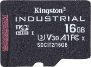 kingston sdcit2 16gbsp 16gb industrial micro sdhc uhs i class 10 u3 v30 a1 photo