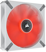 corsair co 9050129 ww fan ml140 elite airguide white red led photo