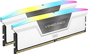 ram corsair cmh32gx5m2b5600c40w vengeance rgb white 32gb 2x16gb ddr5 5600mt s cl40 dual kit photo