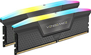 ram corsair cmh32gx5m2e6000z36 vengeance rgb grey 32gb 2x16gb ddr5 6000mt s cl36 amd dual kit photo