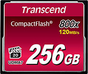 transcend compactflash 800 256gb udma7 mlc nand flash ts256gcf800 photo