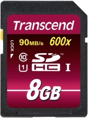 transcend ts8gsdhc10u1 8gb sdhc class 10 uhs i 600x ultimate photo