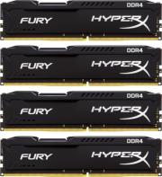 ram hyperx hx426c15fbk4 32 32gb 4x8gb ddr4 2666mhz hyperx fury black series quad channel kit photo