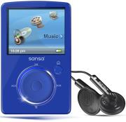 sandisk sansa fuze fm 4gb blue photo