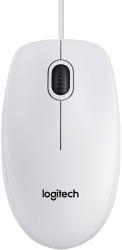 logitech 910 003360 b100 optical usb mouse white photo