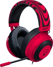 razer kraken pro v2 pewdiepie bro edition oval analog gaming headset neon red photo