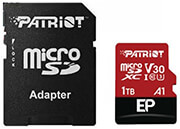 patriot pef1tbep31mcx ep series 1tb micro sdxc v30 a1 class 10 with sd adapter photo