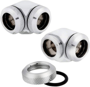 corsair hydro x fitting hard xf 90 angled chrome 2 pack 14mm od compression photo