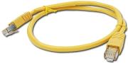 cablexpert pp12 3m y yellow patch cord cat5e molded strain relief 50u plugs 3m photo