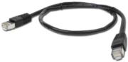 cablexpert pp6 05m bk black patch cord cat6 molded strain relief 50u plugs 05m photo