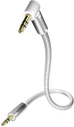 in akustik premium ii mp3 audio cable 35mm jack plug 90 15m white silver photo