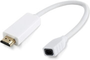 cablexpert a mdpf hdmim 001 w mini displayport female to hdmi male adapter cable white photo