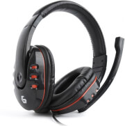 gembird ghs 402 gaming headset with volume control glossy black