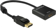 delock 62607 adapter displayport 12 male hdmi female 4k active black photo