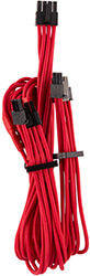 corsair diy cable premium individually sleeved pcie cable type4 gen4 red photo