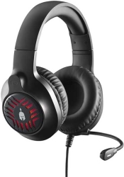 spartan gear medusa wired headset black photo